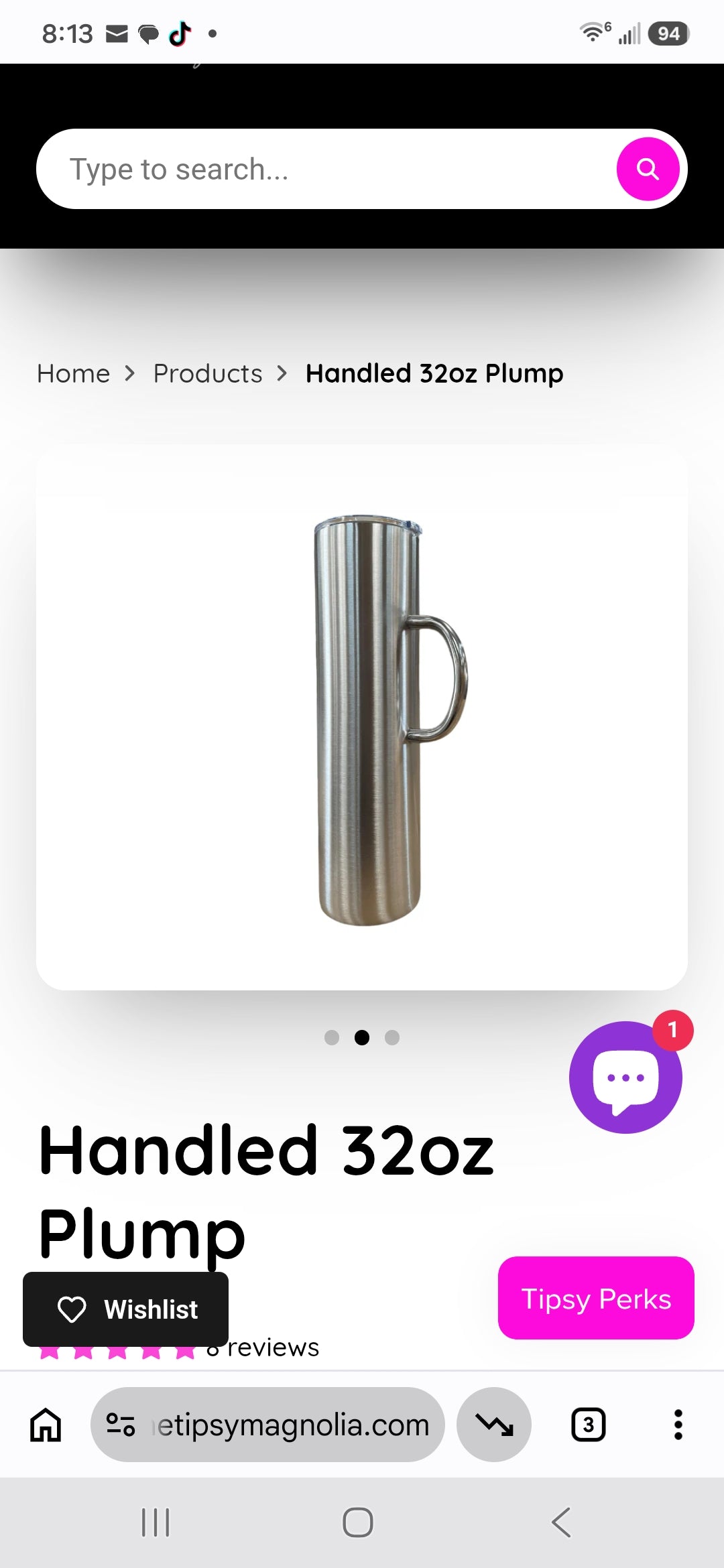 32 oz plump from tipsy