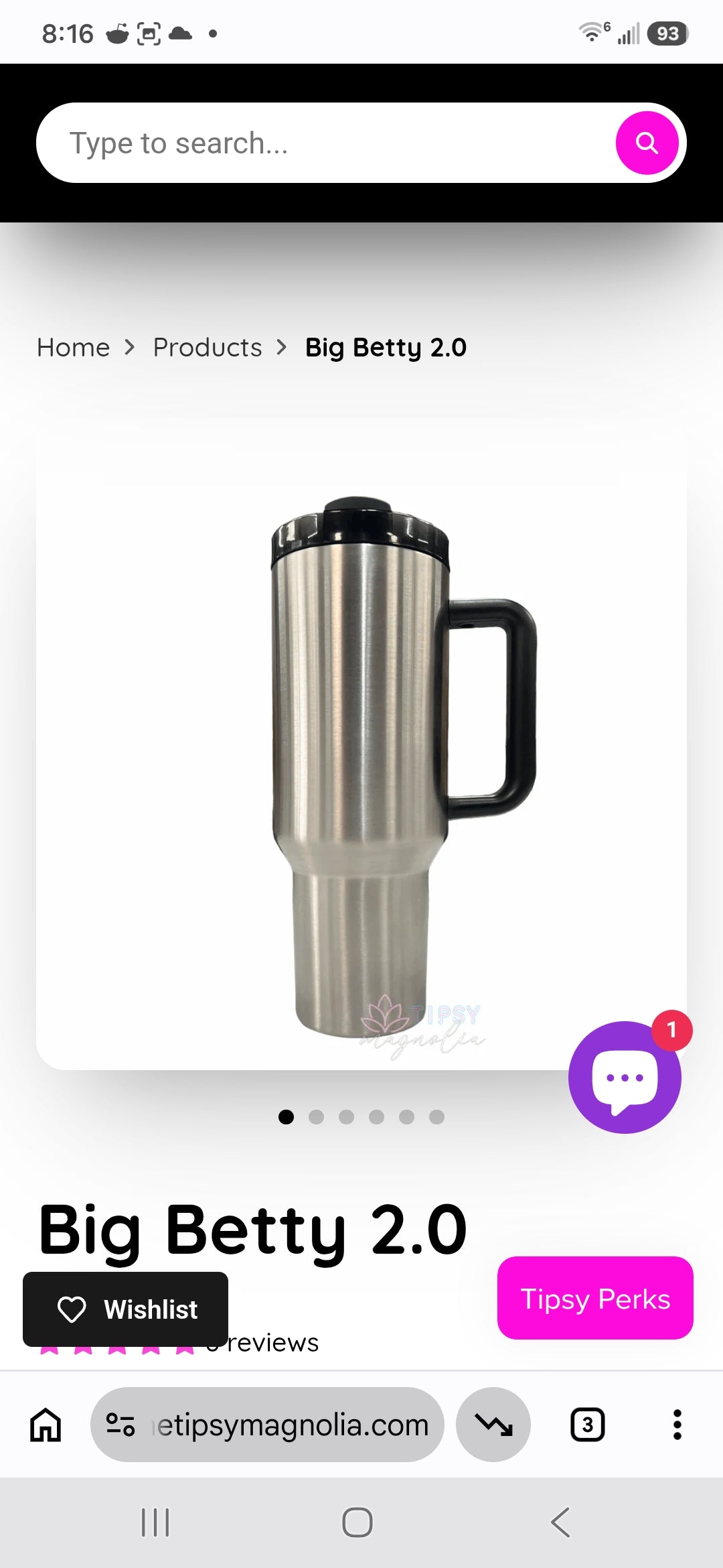 40 oz Big Betty 2.0 Tipsy