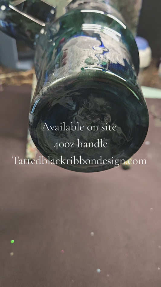 40oz handle tumbler