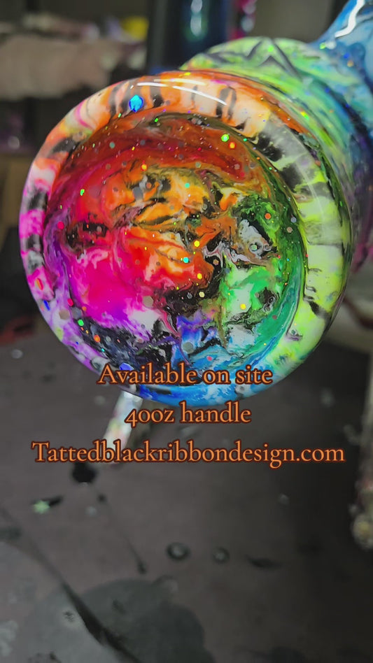 40oz handle with glow inks