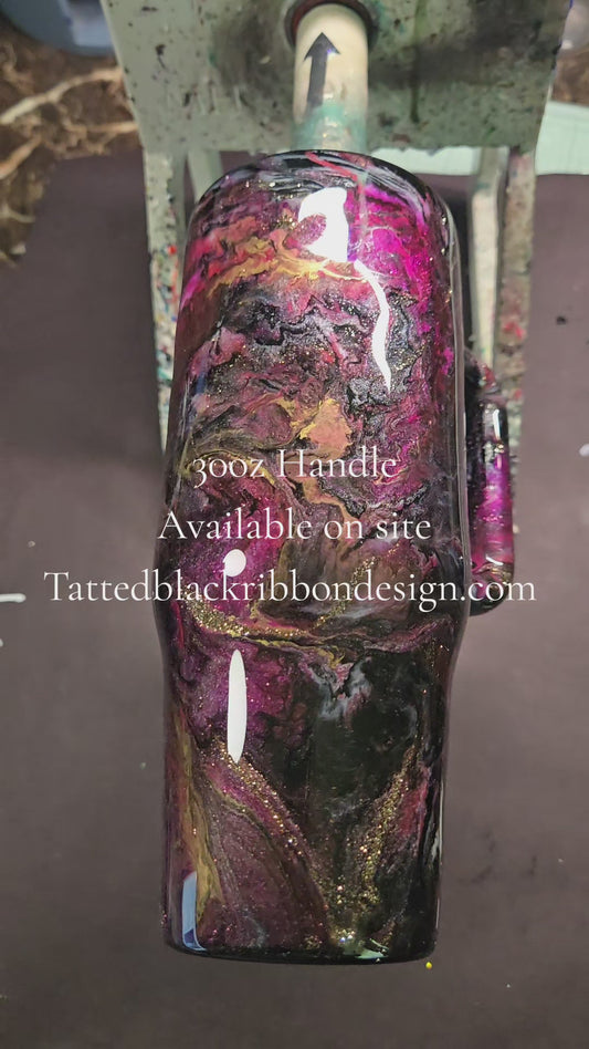 30oz handle tumbler