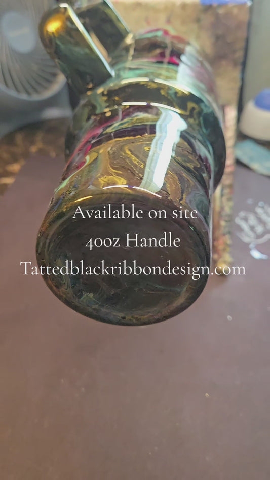 40oz handle tumbler Hogg brand