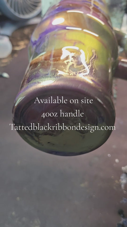 40oz tumbler with handle