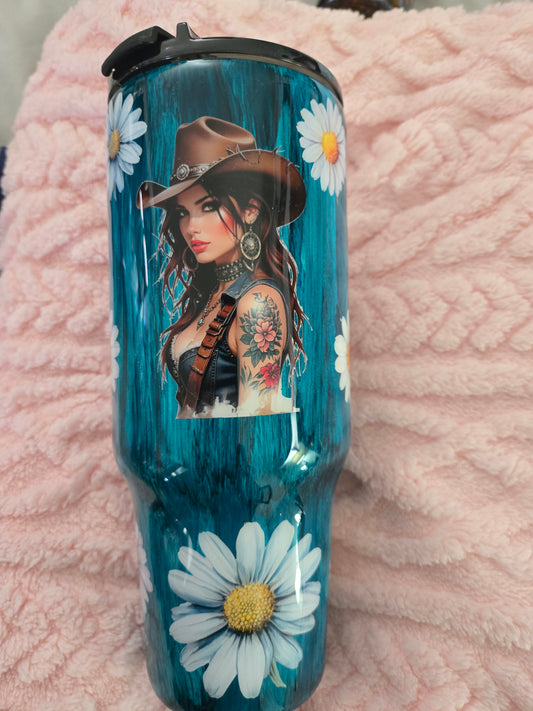 #54 40 oz handle tumbler nettie