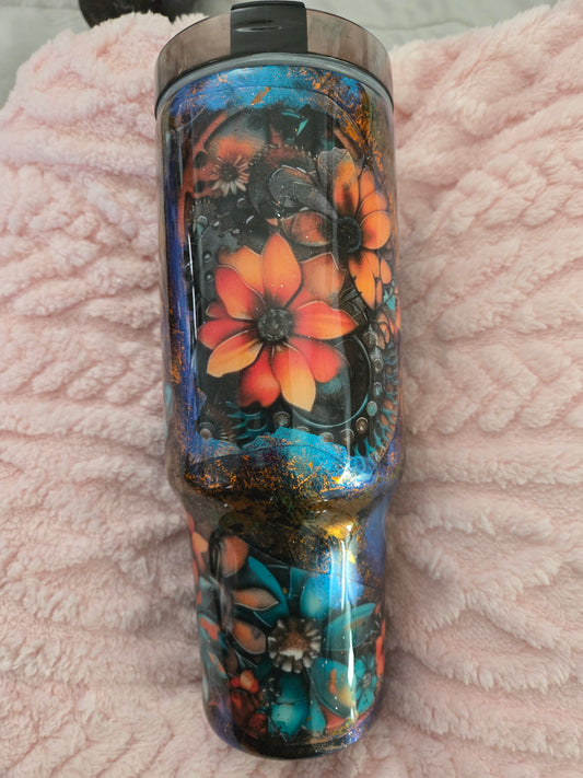 #52 40 oz handle tumbler letty