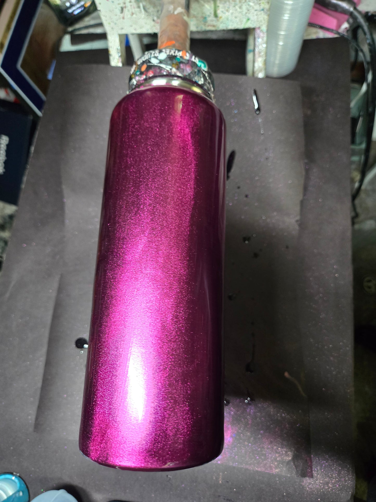 40oz hydro pink chrome base