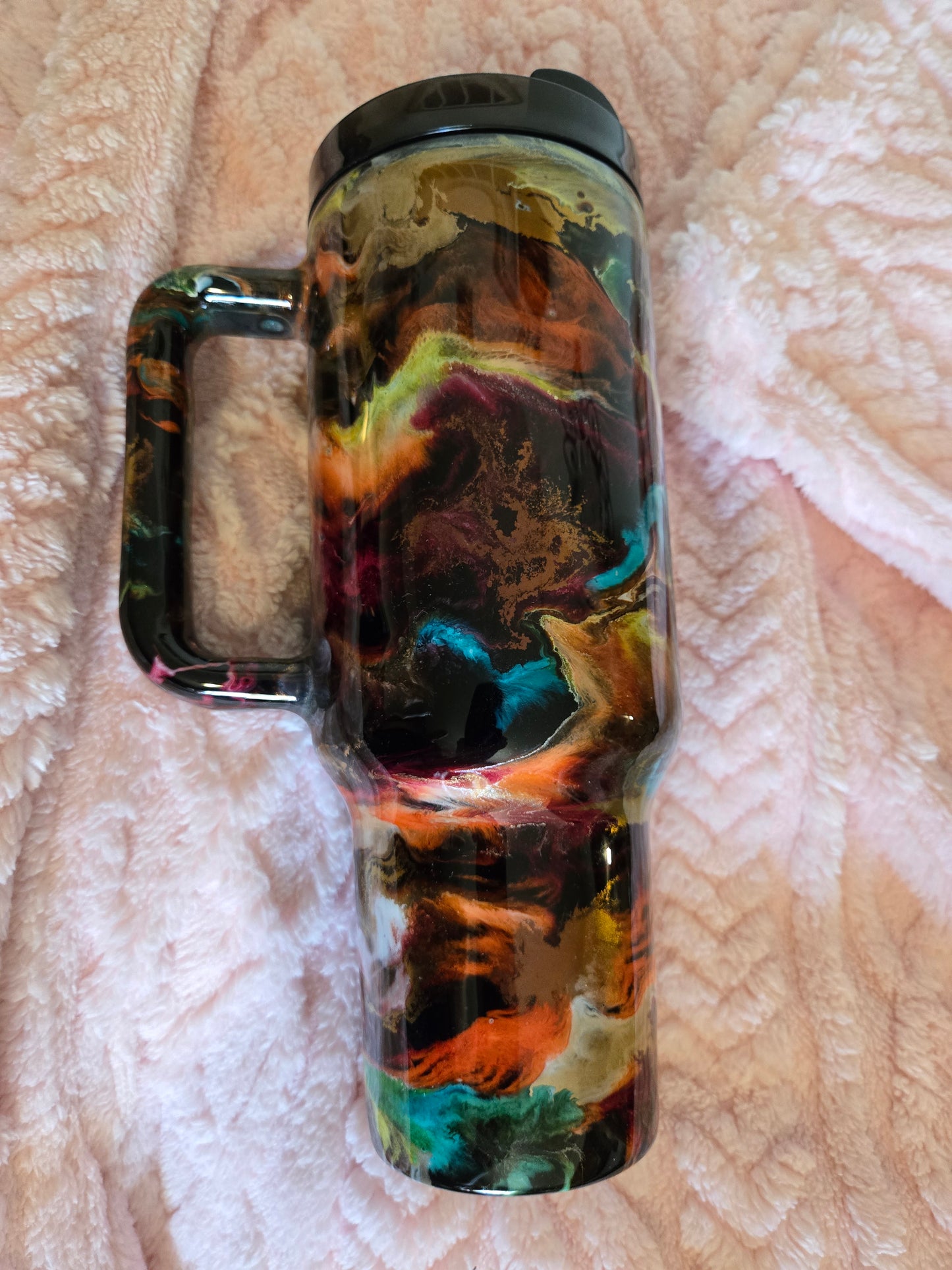 #46 40 oz handle tumbler tim