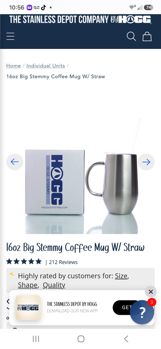 16oz stemmy